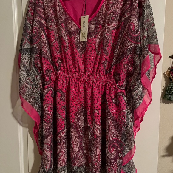 Tunic hot pink - Picture 1 of 3
